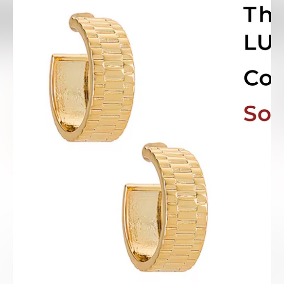 Luv Aj Jewelry - Luv Aj Time Piece Hoop Earrings